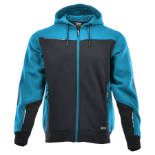 Sara Comfort Plus Kapucnis Munkás Pulóver Fekete/Kék - 2XL munkaruha