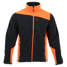 Sara Comfort Plus Polár Pulóver Fekete/Narancssárga - 2XL munkaruha