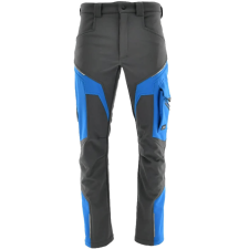 Sara Comfort Winter Bélelt Softshell Munkásnadrág Sötétszürke/Égkék - L munkaruha