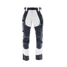 Sara Cottonflex deréknadrág - fehér - szürke