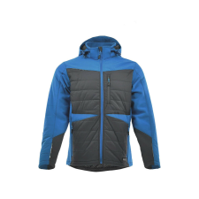 Sara Sara Comfort Winter Hybrid bélelt kabát s.szürke - égkék munkaruha