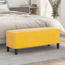  Sárga bársony pad 100 x 35 x 41 cm bútor