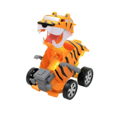 Sárga kabrió robotautó Tigris autópálya és játékautó