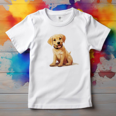  Sárga labrador póló (Gyerek)(Karakterek)