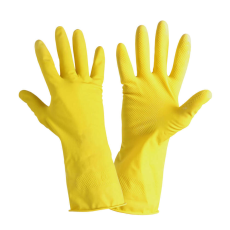  Sárga latex kesztyű, kártya, "10", ce, lahti