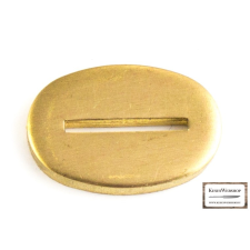 Sárgaréz illeszték markolattüskés pengéhez 19x30x3mm vadász és íjász felszerelés