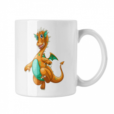  Sárkányos - Fehér Bögre Gyerekeknek bögrék, csészék