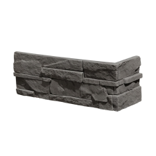 Sarok Fineza Aral antracit 38x10 cm dombor RARALAN járólap