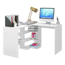  Sarok számítógépasztal, fehér, TAMARI íróasztal
