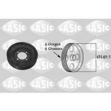 SASIC Szíjtárcsa, főtengely SASIC 2156017 autóalkatrész