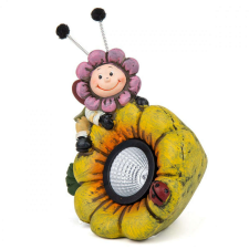 Saska Garden kerti díszítés naplámpa virág 15x9,5x13cm kültéri világítás