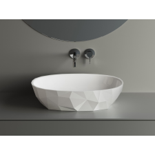  SAT Meda mosdókagyló pultra 56x37 cm, csapfurat nélkül SATME5637 fürdőszoba bútor