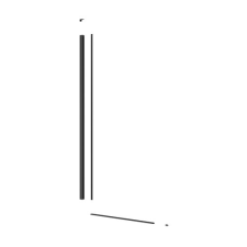  SAT Walk-in szett 100 cm SATWISPROFILC kád, zuhanykabin