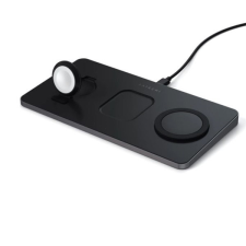 Satechi ST-X3TWCPM Trio Apple Watch/Airpods/iPhone fekete töltőállomás okosóra kellék