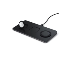 Satechi ST-X3TWCPM Trio Apple Watch/Airpods/iPhone fekete töltőállomás okosóra kellék