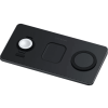 Satechi Trio vezeték nélküli töltő pad Apple Watch, Airpods, iPhone, fekete (ST-X3TWCPM)