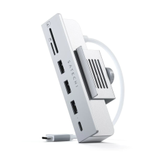 Satechi USB-C Clamp iMac 24" 2021 Hub ezüst (ST-UCICHS) (ST-UCICHS) laptop kellék