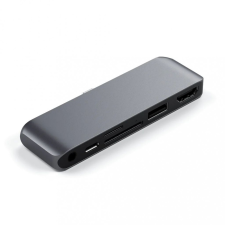 Satechi USB-C Mobile Pro HUB SD Grey laptop kellék