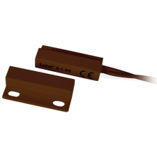  Satel B-1 BR Mini ragasztható mágneses nyitásérzékelő, oldalsó kábelkivezetés, barna biztonságtechnikai eszköz