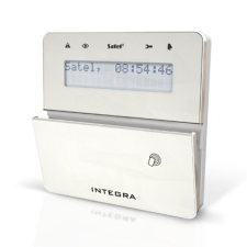 Satel INTKLFRSSW LCD kezelő beépített kártyaolvasóval INTEGRA központokhoz biztonságtechnikai eszköz