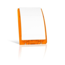 Satel SP4003O sziréna, kültéri piezo hang-fényjelző, nagyon fényes narancssárga színű LED villogóval biztonságtechnikai eszköz