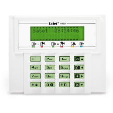 Satel VERSA-LCD-GR LCD kezelő VERSA központokhoz, zöld háttérfény és kijelző biztonságtechnikai eszköz