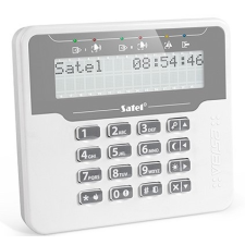  Satel VERSA-LCDM-WH LCD kezelő VERSA központokhoz, fehér háttérfény biztonságtechnikai eszköz