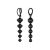 Satisfyer Beads 2 db anál gyöngysor (fekete)