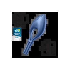 Satisfyer Bullseye - okos, akkus, vibrációs péniszgyűrű  Szín: világoskék péniszgyűrű