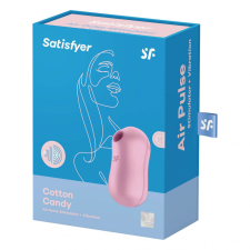 Satisfyer Cotton Candy léghullámos csiklóizgató, vibrációval (lila) izgatók, stimulálók