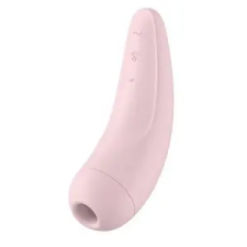 Satisfyer Curvy 2+ - okos, akkus, vízálló csiklóizgató vibrátor (rózsaszín) vibrátorok
