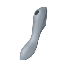 Satisfyer Curvy Trinity 3 - akkus léghullámos 2in1 vibrátor (szürke) vibrátorok