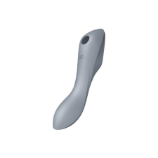 Satisfyer Curvy Trinity 3 - akkus léghullámos 2in1 vibrátor (szürke) vibrátorok