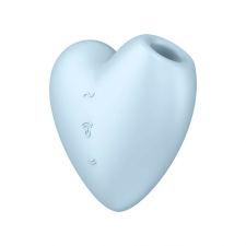 Satisfyer Cutie Heart - akkus léghullámos csiklóvibrátor (kék) vibrátorok