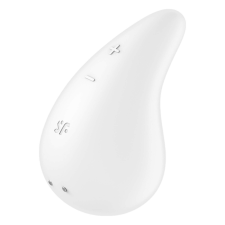 Satisfyer Dew Drop - akkus, vízálló csiklóvibrátor (fehér) vibrátorok