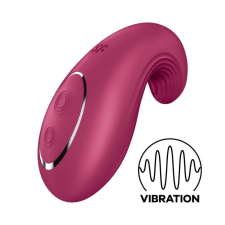 Satisfyer Dipping Delight - akkus csiklóvibrátor (piros) vibrátorok