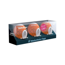 Satisfyer Egg Crunchy - maszturbációs tojás szett (3db) maszturbátor
