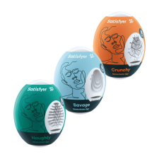 Satisfyer Egg NSC - maszturbációs tojás szett (3db) maszturbátor