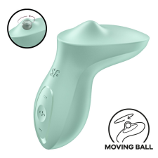 Satisfyer Exciterrr - forgó gyöngyös csiklóvibrátor (zöld) vibrátorok