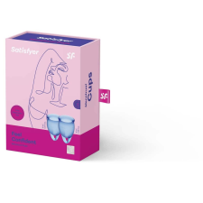 Satisfyer Feel confident Menstrual Cup (dark blue) - menstruációs kehely intim higiénia