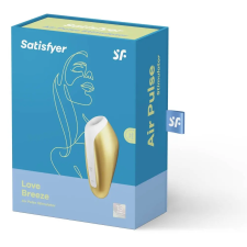 Satisfyer Love Breeze - akkus, vízálló csiklóizgató vibrátor (arany sárga) vibrátorok