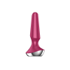 Satisfyer Plug-ilicious 2 - okos anál vibrátor (piros)