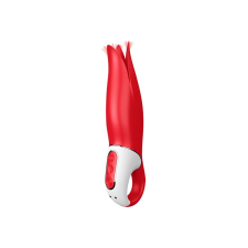 Satisfyer Power Flower - akkus, vízálló vibrátor (piros) vibrátorok