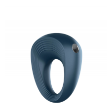 Satisfyer Power Ring - vízálló, akkus, vibrációs péniszgyűrű (szürke) péniszgyűrű