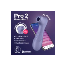 Satisfyer Pro 2 Gen3 - okos, léghullámos csiklóizgató  Szín: lila (4061504051864) vibrátorok