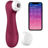 Satisfyer Pro 2 Generation 3 - okos, akkus, léghullámos csiklóizgató vibrátor (bordó)