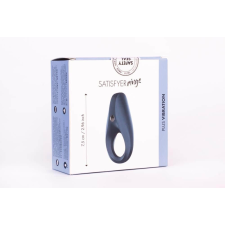 Satisfyer Ring 1 - vízálló, akkus pénoszgyűrű (szürkés-kék) péniszgyűrű
