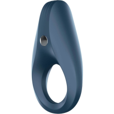 Satisfyer Rocket Ring - vízálló, akkus péniszgyűrű (szürkés-kék) péniszgyűrű