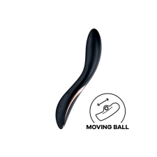 Satisfyer Rrrolling - akkus, mozgó golyós G-pont vibrátor (fekete) vibrátorok