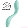 Satisfyer Rrrolling - akkus, mozgó golyós G-pont vibrátor (menta)